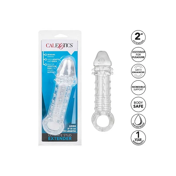 Ultimate Stud Extender - Transparant van het merk Extensions - Penis Sleeves - online kopen bij Masculum.nl. De discrete online seks-toys en erotisch heren ondergoed winkel voor gay & hetero mannen.
