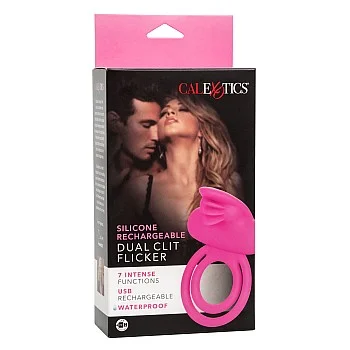 Dual Clit Flicker Enhancer - Roze