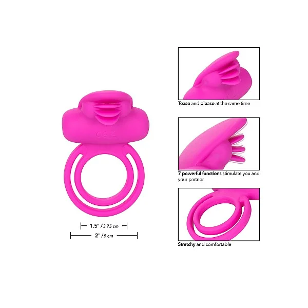 Dual Clit Flicker Enhancer - Roze van het merk Couples Enhancers - Vibrerende Cockringen - online kopen bij Masculum.nl. De discrete online seks-toys en erotisch heren ondergoed winkel voor gay & hetero mannen.