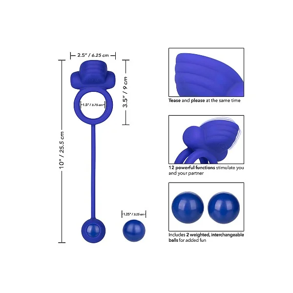 Dual Rockin' Rim Enhancer - Paars van het merk Couples Enhancers - Vibrerende Cockringen - online kopen bij Masculum.nl. De discrete online seks-toys en erotisch heren ondergoed winkel voor gay & hetero mannen.