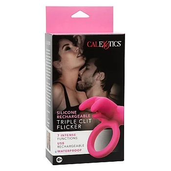 Triple Clit Flicker Recharge - Roze