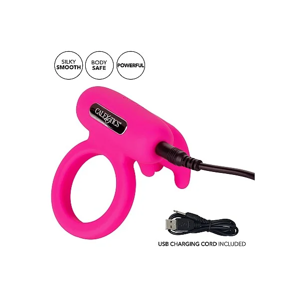 Triple Clit Flicker Recharge - Roze van het merk Couples Enhancers - Vibrerende Cockringen - online kopen bij Masculum.nl. De discrete online seks-toys en erotisch heren ondergoed winkel voor gay & hetero mannen.