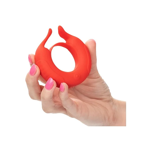 Taurus Enhancer - Rood van het merk Couples Enhancers - Vibrerende Cockringen - online bestellen bij Masculum.nl. De discrete online seks-toys en erotisch heren ondergoed winkel voor gay & hetero mannen.