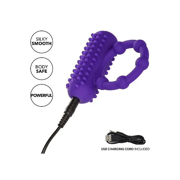 5 Bead Maximus Ring - Paars van het merk Couples Enhancers - Vibrerende Cockringen - online kopen bij Masculum.nl. De discrete online seks-toys en erotisch heren ondergoed winkel voor gay & hetero mannen.
