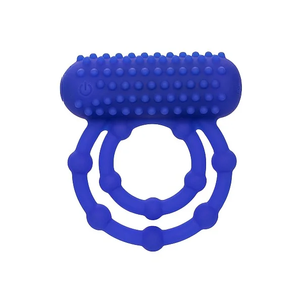 10 Bead Maximus Ring - Blauw van het merk Couples Enhancers - Vibrerende Cockringen - online kopen bij Masculum.nl. De discrete online seks-toys en erotisch heren ondergoed winkel voor gay & hetero mannen.