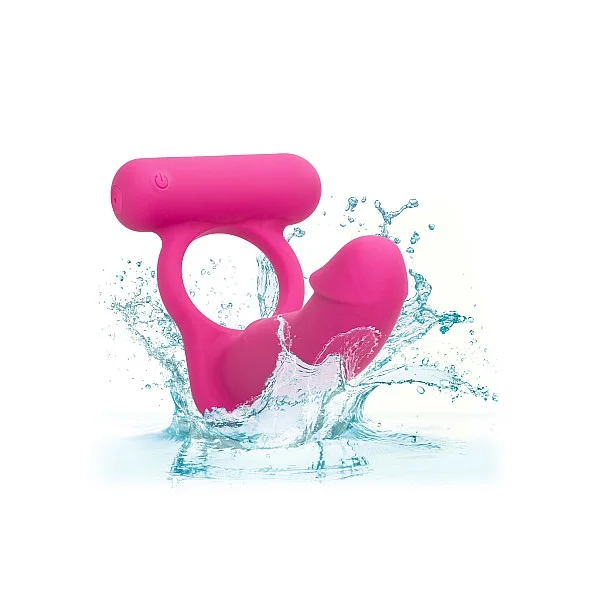 Double Diver - Roze van het merk Couples Enhancers - Vibrerende Cockringen - online bestellen bij Masculum.nl. De discrete online seks-toys en erotisch heren ondergoed winkel voor gay & hetero mannen.