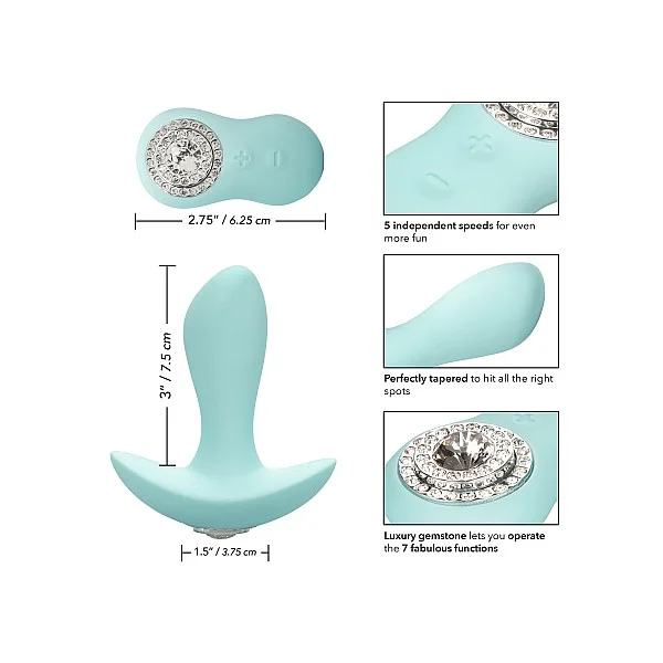 Pave Audrey - Aqua van het merk Pave - Anaal Dildo's - online bestellen bij Masculum.nl. De discrete online seks-toys en erotisch heren ondergoed winkel voor gay & hetero mannen.