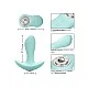 Pave Audrey - Aqua van het merk Pave - Anaal Dildo's - online bestellen bij Masculum.nl. De discrete online seks-toys en erotisch heren ondergoed winkel voor gay & hetero mannen.