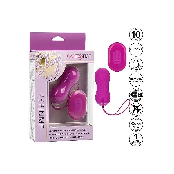 Slay Spin Me - Roze van het merk Slay - Vibrerende Eitjes - online kopen bij Masculum.nl. De discrete online seks-toys en erotisch heren ondergoed winkel voor gay & hetero mannen.