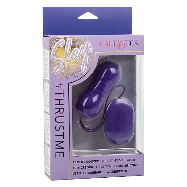 Slay Thrust Me - Paars van het merk Slay - Vibrerende Eitjes - online bestellen bij Masculum.nl. De discrete online seks-toys en erotisch heren ondergoed winkel voor gay & hetero mannen.