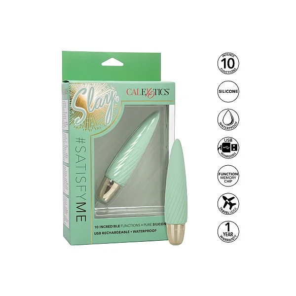 Slay Satisfy Me - Groen van het merk Slay - Vibrerende Eitjes - online bestellen bij Masculum.nl. De discrete online seks-toys en erotisch heren ondergoed winkel voor gay & hetero mannen.