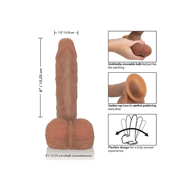 Emperor Ballsy - Caramel huidskleur van het merk Emperor - Realistische Dildo's - online bestellen bij Masculum.nl. De discrete online seks-toys en erotisch heren ondergoed winkel voor gay & hetero mannen.