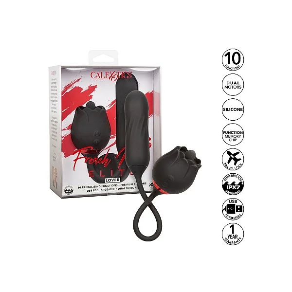 French Kiss Elite Lover - Zwart van het merk French Kiss - Vibrerende Eitjes - online kopen bij Masculum.nl. De discrete online seks-toys en erotisch heren ondergoed winkel voor gay & hetero mannen.