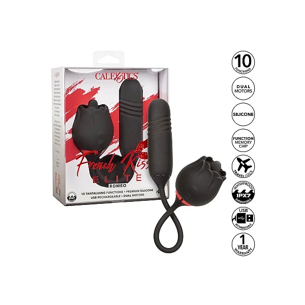 French Kiss Elite Romeo - Zwart van het merk French Kiss - Vibrerende Eitjes - online kopen bij Masculum.nl. De discrete online seks-toys en erotisch heren ondergoed winkel voor gay & hetero mannen.