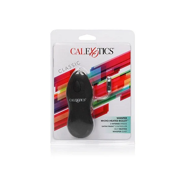 Whisper Micro-Heated Bullet - Zwart van het merk Bullets - Vibrerende Eitjes - online kopen bij Masculum.nl. De discrete online seks-toys en erotisch heren ondergoed winkel voor gay & hetero mannen.