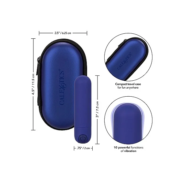 Rechargeable Hideaway Bullet - Blauw van het merk Bullets - Vibrerende Eitjes - online kopen bij Masculum.nl. De discrete online seks-toys en erotisch heren ondergoed winkel voor gay & hetero mannen.