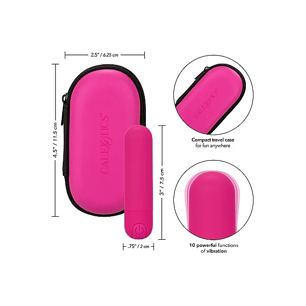 Rechargeable Hideaway Bullet - Roze van het merk Bullets - Vibrerende Eitjes - online bestellen bij Masculum.nl. De discrete online seks-toys en erotisch heren ondergoed winkel voor gay & hetero mannen.