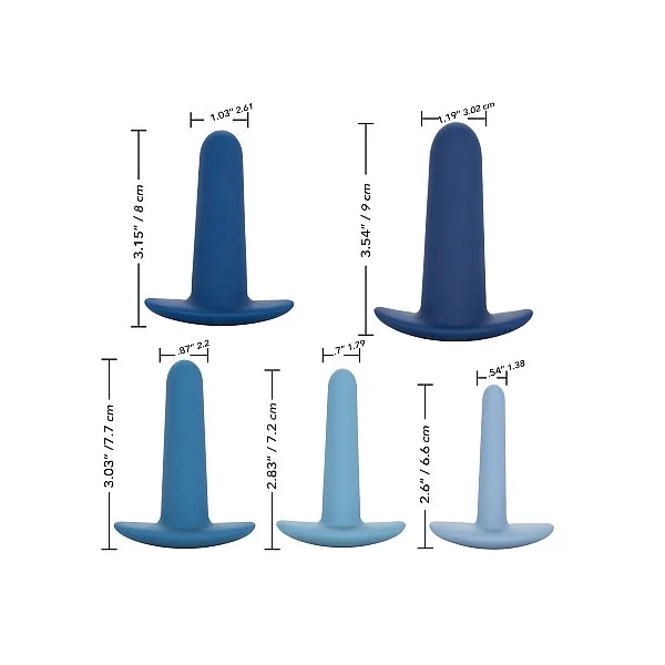Wearable Anal Training Set 5pc - Assortiment van het merk She-Ology - Buttplugs - online kopen bij Masculum.nl. De discrete online seks-toys en erotisch heren ondergoed winkel voor gay & hetero mannen.