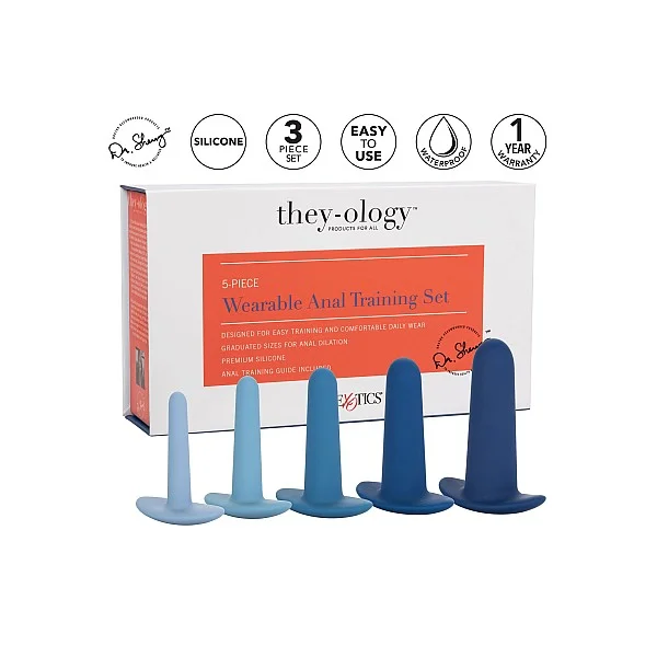 Wearable Anal Training Set 5pc - Assortiment van het merk She-Ology - Buttplugs - online kopen bij Masculum.nl. De discrete online seks-toys en erotisch heren ondergoed winkel voor gay & hetero mannen.