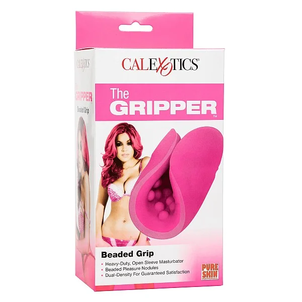 Beaded Grip - Roze van het merk The Gripper - Sleeve Masturbators - online bestellen bij Masculum.nl. De discrete online seks-toys en erotisch heren ondergoed winkel voor gay & hetero mannen.