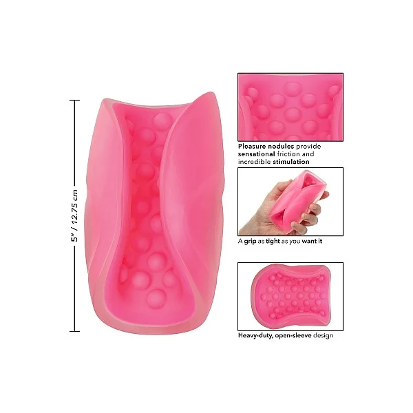 Beaded Grip - Roze van het merk The Gripper - Sleeve Masturbators - online bestellen bij Masculum.nl. De discrete online seks-toys en erotisch heren ondergoed winkel voor gay & hetero mannen.