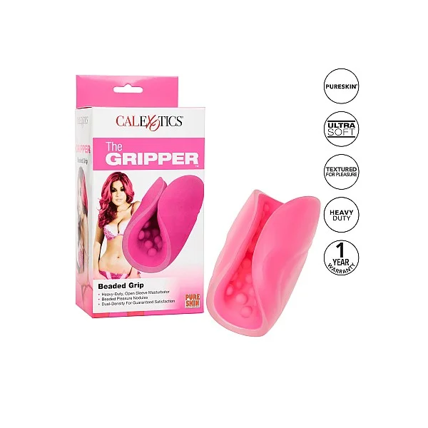 Beaded Grip - Roze van het merk The Gripper - Sleeve Masturbators - online bestellen bij Masculum.nl. De discrete online seks-toys en erotisch heren ondergoed winkel voor gay & hetero mannen.
