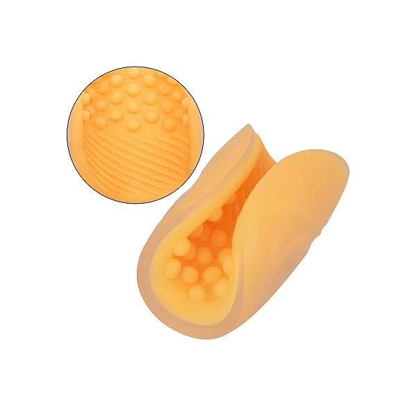 Dual Grip - Oranje van het merk The Gripper - Sleeve Masturbators - online kopen bij Masculum.nl. De discrete online seks-toys en erotisch heren ondergoed winkel voor gay & hetero mannen.