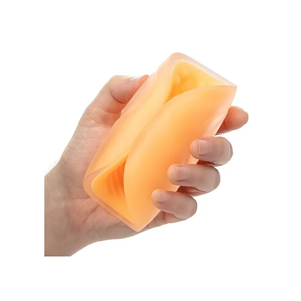 Dual Grip - Oranje van het merk The Gripper - Sleeve Masturbators - online kopen bij Masculum.nl. De discrete online seks-toys en erotisch heren ondergoed winkel voor gay & hetero mannen.