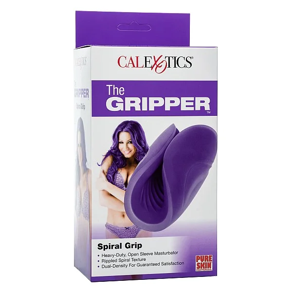 Spiral Grip - Paars van het merk The Gripper - Sleeve Masturbators - online bestellen bij Masculum.nl. De discrete online seks-toys en erotisch heren ondergoed winkel voor gay & hetero mannen.