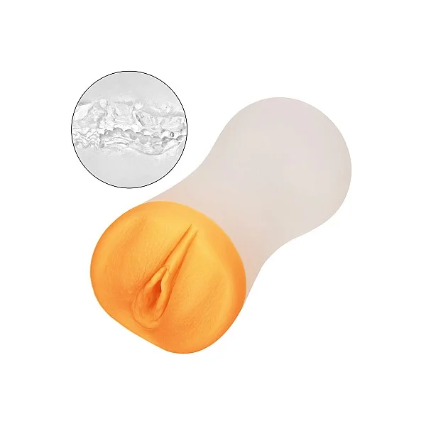 Deep Pussy Grip - Oranje van het merk The Gripper - Kunst Vagina - online bestellen bij Masculum.nl. De discrete online seks-toys en erotisch heren ondergoed winkel voor gay & hetero mannen.