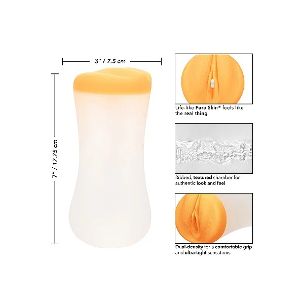 Deep Pussy Grip - Oranje van het merk The Gripper - Kunst Vagina - online bestellen bij Masculum.nl. De discrete online seks-toys en erotisch heren ondergoed winkel voor gay & hetero mannen.
