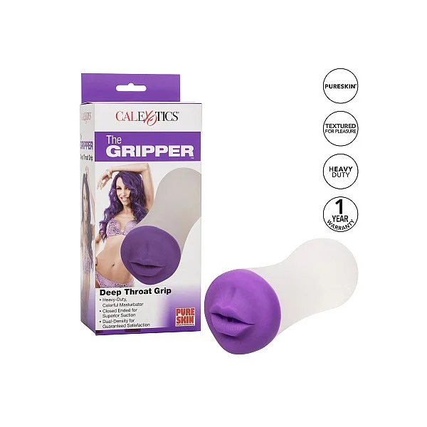 Deep Throat Grip - Paars van het merk The Gripper - Blowjob Simulators - online kopen bij Masculum.nl. De discrete online seks-toys en erotisch heren ondergoed winkel voor gay & hetero mannen.