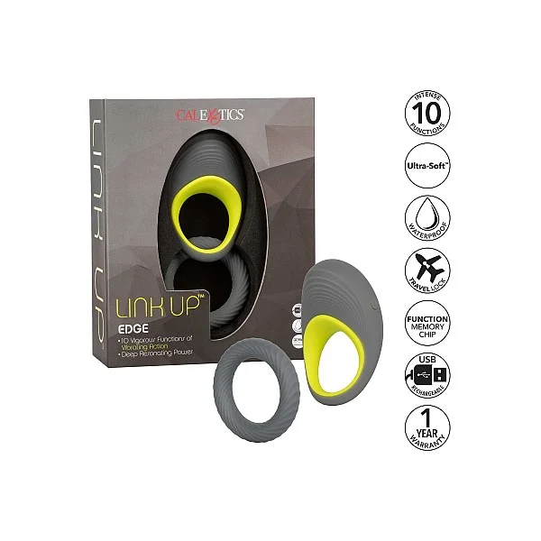 Link Up Edge - Grijs van het merk Link Up - Vibrerende Cockringen - online kopen bij Masculum.nl. De discrete online seks-toys en erotisch heren ondergoed winkel voor gay & hetero mannen.