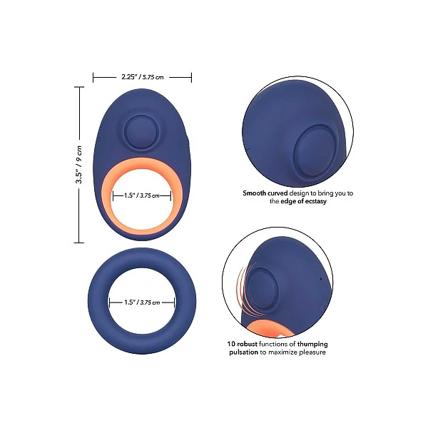 Link Up Verge - Blauw van het merk Link Up - Vibrerende Cockringen - online kopen bij Masculum.nl. De discrete online seks-toys en erotisch heren ondergoed winkel voor gay & hetero mannen.