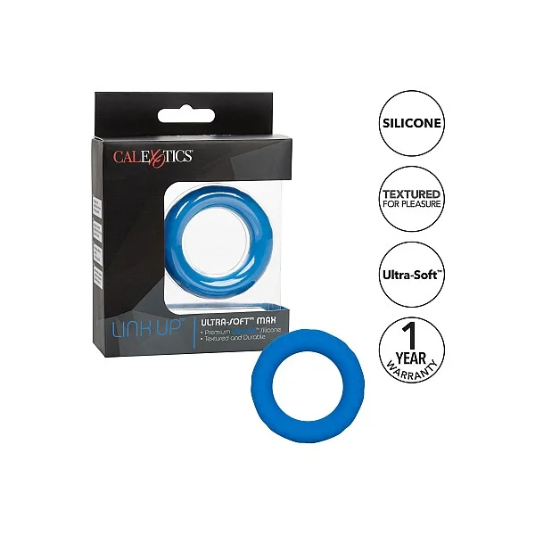 Link Up Ultra-Soft Max - Blauw van het merk Link Up - Cockringen - online kopen bij Masculum.nl. De discrete online seks-toys en erotisch heren ondergoed winkel voor gay & hetero mannen.