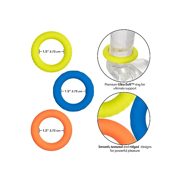 Link Up Ultra-Soft Climax Set - Assortiment van het merk Link Up - Cockringen - online kopen bij Masculum.nl. De discrete online seks-toys en erotisch heren ondergoed winkel voor gay & hetero mannen.