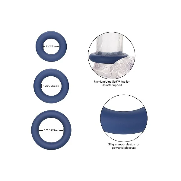 Link Up Ultra Soft Elite Set - Blauw van het merk Link Up - Cockringen - online kopen bij Masculum.nl. De discrete online seks-toys en erotisch heren ondergoed winkel voor gay & hetero mannen.