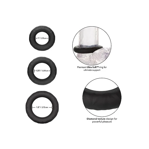 Link Up Ultra Soft Supreme Set - Zwart van het merk Link Up - Cockringen - online bestellen bij Masculum.nl. De discrete online seks-toys en erotisch heren ondergoed winkel voor gay & hetero mannen.
