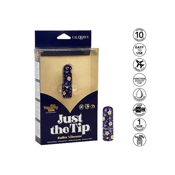 Just the Tip Bullet Vibrator - Meerkleurig van het merk Naughty Bits - Vibrerende Eitjes - online bestellen bij Masculum.nl. De discrete online seks-toys en erotisch heren ondergoed winkel voor gay & hetero mannen.