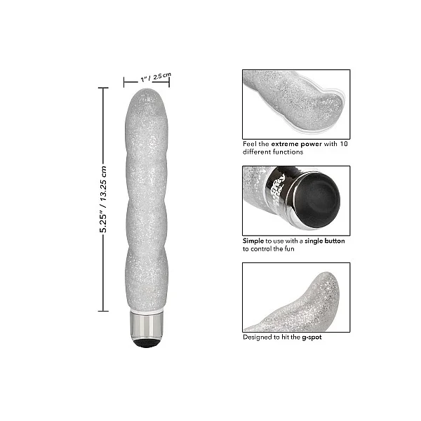 Screwnicorn G-Spot Vibrator - Zilver van het merk Naughty Bits - Prostaat Vibrators - online bestellen bij Masculum.nl. De discrete online seks-toys en erotisch heren ondergoed winkel voor gay & hetero mannen.