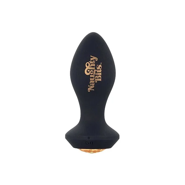 Shake Your Ass Vibrating Butt Plug - Zwart van het merk Naughty Bits - Buttplugs - online kopen bij Masculum.nl. De discrete online seks-toys en erotisch heren ondergoed winkel voor gay & hetero mannen.