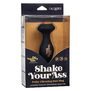 Shake Your Ass Vibrating Butt Plug - Zwart