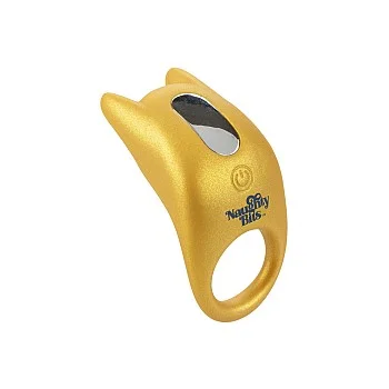 Horny AF Vibrating Cock Ring - Geel