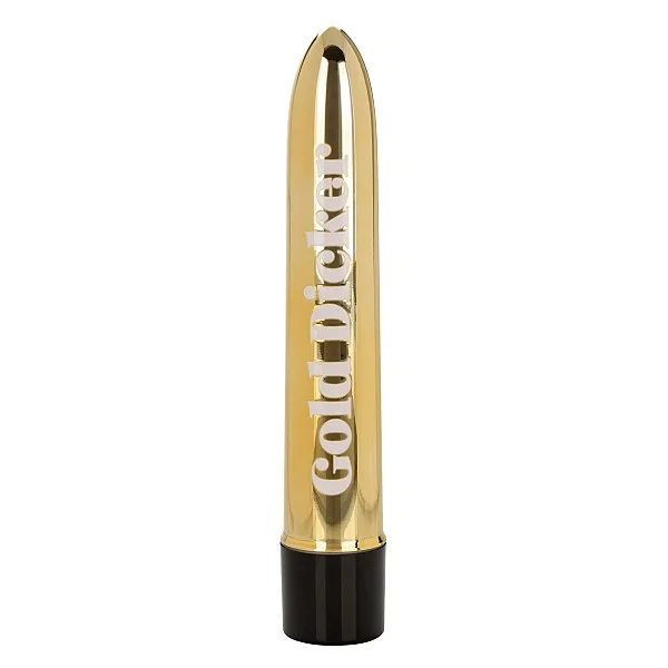 Gold Dicker Personal - Goud van het merk Naughty Bits - Klassieke Vibrators - online bestellen bij Masculum.nl. De discrete online seks-toys en erotisch heren ondergoed winkel voor gay & hetero mannen.