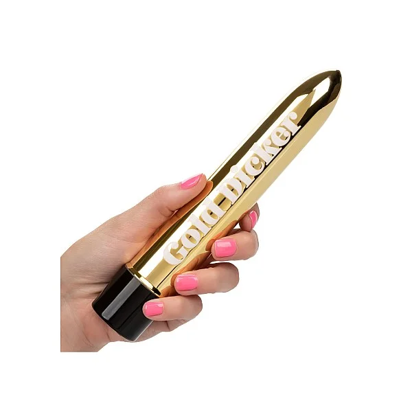 Gold Dicker Personal - Goud van het merk Naughty Bits - Klassieke Vibrators - online bestellen bij Masculum.nl. De discrete online seks-toys en erotisch heren ondergoed winkel voor gay & hetero mannen.