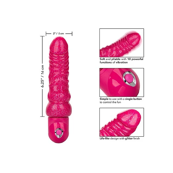 Lady Boner Bendable Vibrator - Roze van het merk Naughty Bits - Prostaat Vibrators - online bestellen bij Masculum.nl. De discrete online seks-toys en erotisch heren ondergoed winkel voor gay & hetero mannen.