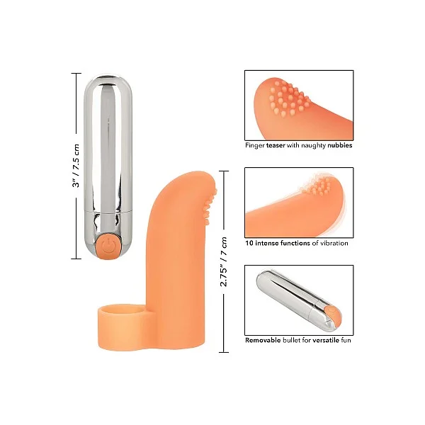 Rechargeable Finger Tickler - Oranje van het merk Intimate Play - Vinger Vibrators - online bestellen bij Masculum.nl. De discrete online seks-toys en erotisch heren ondergoed winkel voor gay & hetero mannen.