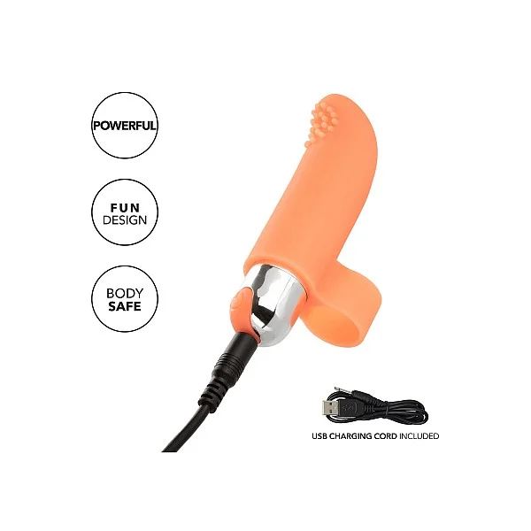 Rechargeable Finger Tickler - Oranje van het merk Intimate Play - Vinger Vibrators - online bestellen bij Masculum.nl. De discrete online seks-toys en erotisch heren ondergoed winkel voor gay & hetero mannen.