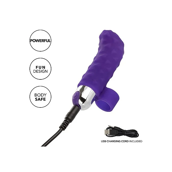 Rechargeable Finger Teaser - Paars van het merk Intimate Play - Vinger Vibrators - online bestellen bij Masculum.nl. De discrete online seks-toys en erotisch heren ondergoed winkel voor gay & hetero mannen.
