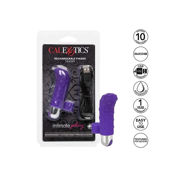 Rechargeable Finger Teaser - Paars van het merk Intimate Play - Vinger Vibrators - online bestellen bij Masculum.nl. De discrete online seks-toys en erotisch heren ondergoed winkel voor gay & hetero mannen.